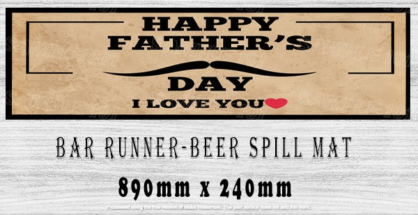 Buy FATHER'S DAY Aussie Beer Spill Mat - Ideal Gift for Dad | Tin Sign Factory Australia