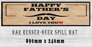 Buy FATHER'S DAY Aussie Beer Spill Mat - Ideal Gift for Dad | Tin Sign Factory Australia