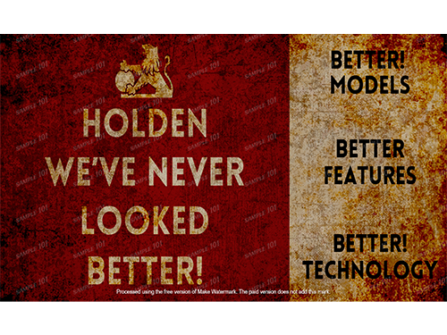 HOLDEN BETTER MODELS FEATURE TECHNOLOGY