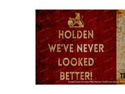 HOLDEN BETTER MODELS FEATURE TECHNOLOGY