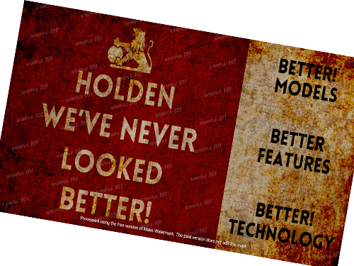 HOLDEN BETTER MODELS FEATURE TECHNOLOGY