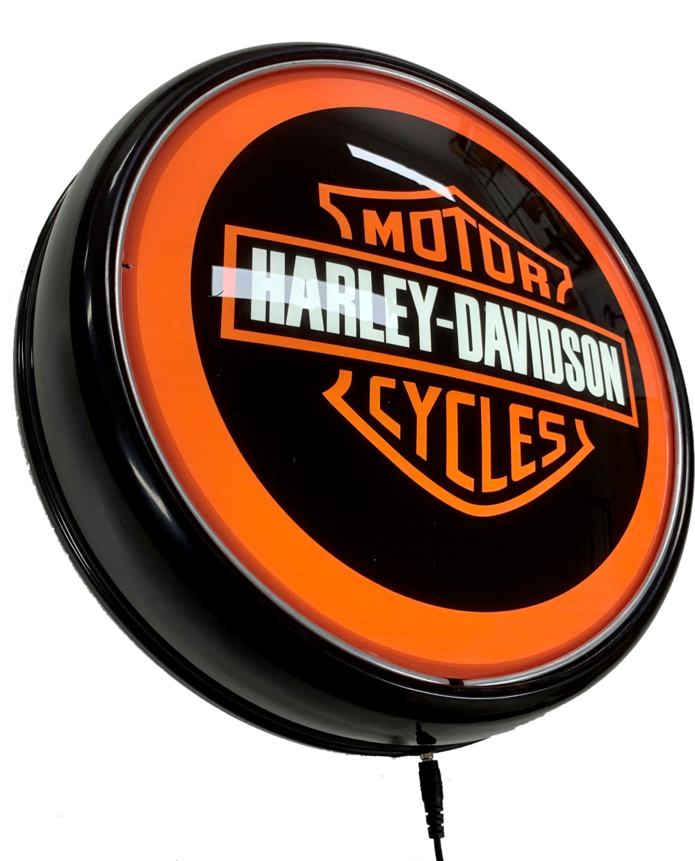 Harley Davidson Shield LED Bar Lighting Wall Sign Light Button - Tin Sign Factory Australia