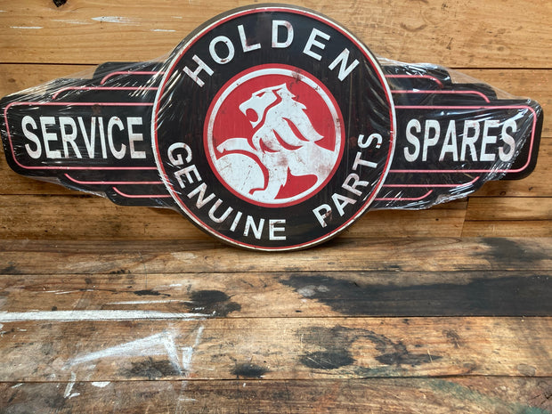 Holden SERVICE STATION 80cm x 36cm Metal Sign