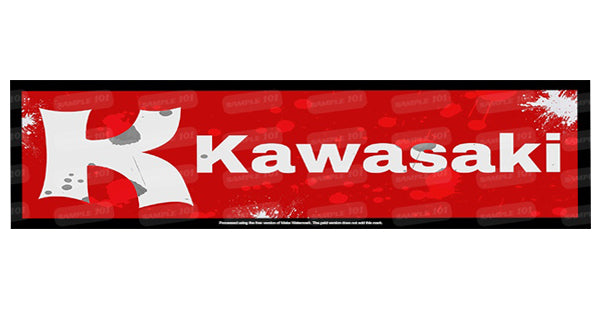 KAWASAKI BAR RUNNER BAR MAT MATS