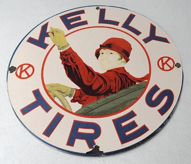 Vintage Retro Round Winchester Omega Union Gasoline Kelly Tires Blaster Wesson Lubricants Colt Dr. Pepper Juicy Fruit Decorative Metal Sign