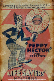 LIFE SAVERS MYSTERY Retro Vintage Rustic Look Home Classic Shed Resto Café Reproduction Bar Wall Tin Metal Signs