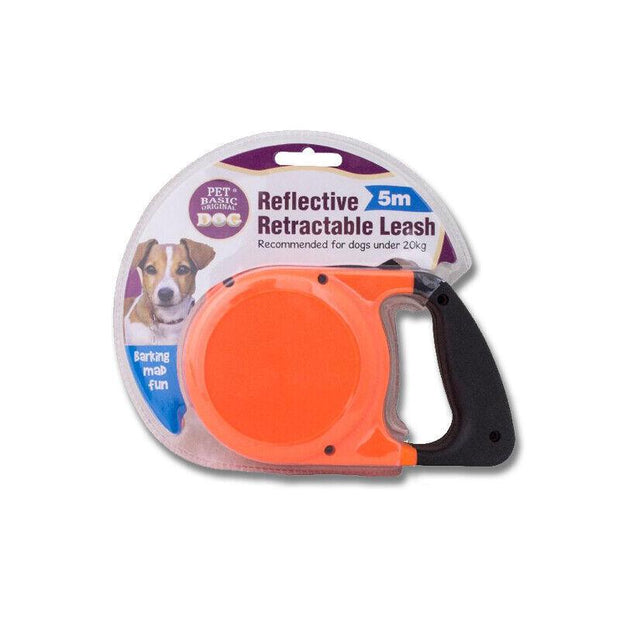 "Reflective Retractable Dog Leash - Perfect for Training and Walking Your Pet!"
