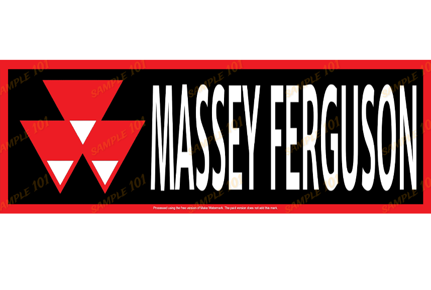 MASSEY FERGUSON Home Vintage 750 x 200 mm Quality Man Cave Sublimated