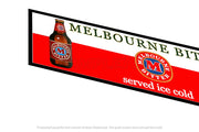 MELBOURNE BITTER Aussie Beer Spill Mat (890mm x 240mm) HALF BAR RUNNER Man Cave Pub Rubber