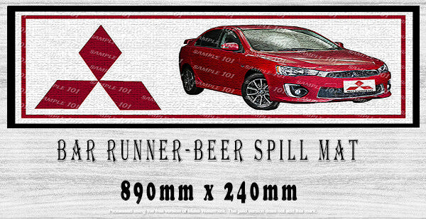 MITSUBISHI LANCER ES 2015 BARMATS BAR RUNNER MAT MATS