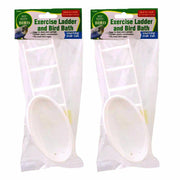 "New 4Pc Parrot Bird CleanBath Shower Ladder Set - Perfect for Clean and Happy Birds!"