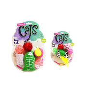 NEW Cat Bell Toy Plastic Ball Tickle Interactive Cat Training Toy Set of 6 - Hot Sale!