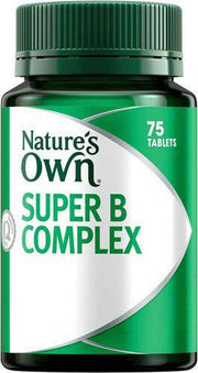Nature's Own Super B Complex - Supports Energy Levels - Relieves Tiredness - Mai