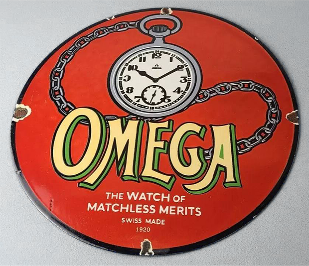 Vintage Retro Round Winchester Omega Union Gasoline Kelly Tires Blaster Wesson Lubricants Colt Dr. Pepper Juicy Fruit Decorative Metal Sign