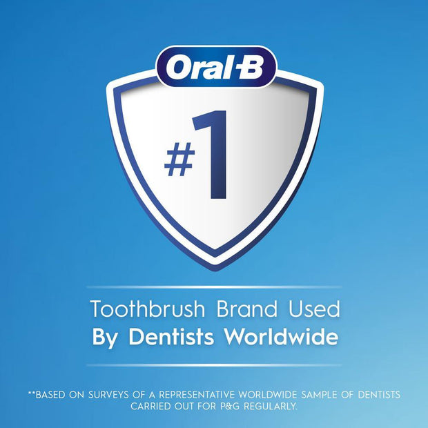 Oral-B Pro 100 Deep Clean Electric Toothbrush, Black - Clinically Proven Plaque Removal
