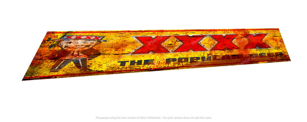 THE POPULAR Vintage Rusted Look 750 x 400 mm Quality Sublimated Metal Sign 