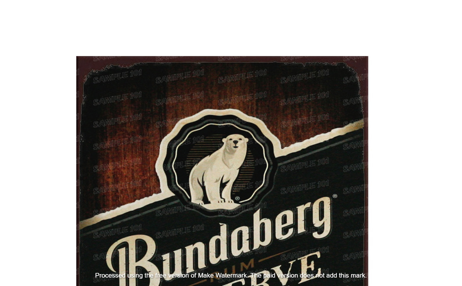 PREMIUM RELEASE Retro Rustic Look Vintage Tin Metal Sign Man Cave, Shed-Garage, and Bar