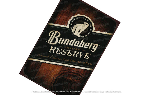 PREMIUM RELEASE Retro Rustic Look Vintage Tin Metal Sign Man Cave, Shed-Garage, and Bar