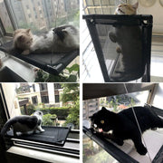 **Cat Window Hammock Perch Bed Mounted Durable Seat Hold Up To 60lbs AU STOCK**The Cat Window Hammock Perch Bed is the perfect space-saving solution for your feline friend! This hammock can be mounted on any level of windows, allowing your cat to or