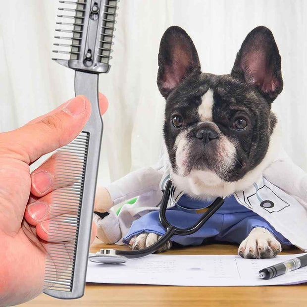 Professional Pet Hair Trimmer + Extra Blades - Rechargeable Grooming Set for Dogs and Cats