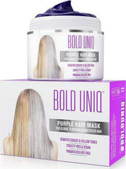 Purple Hair Mask For Blonde, Platinum, Silver Hair - Banish Yellow Hues: Blue Ma