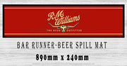 Buy R.M. WILLIAMS Beer Mat: Tame Spills, Rule Your Man Cave (890mm x 240mm)