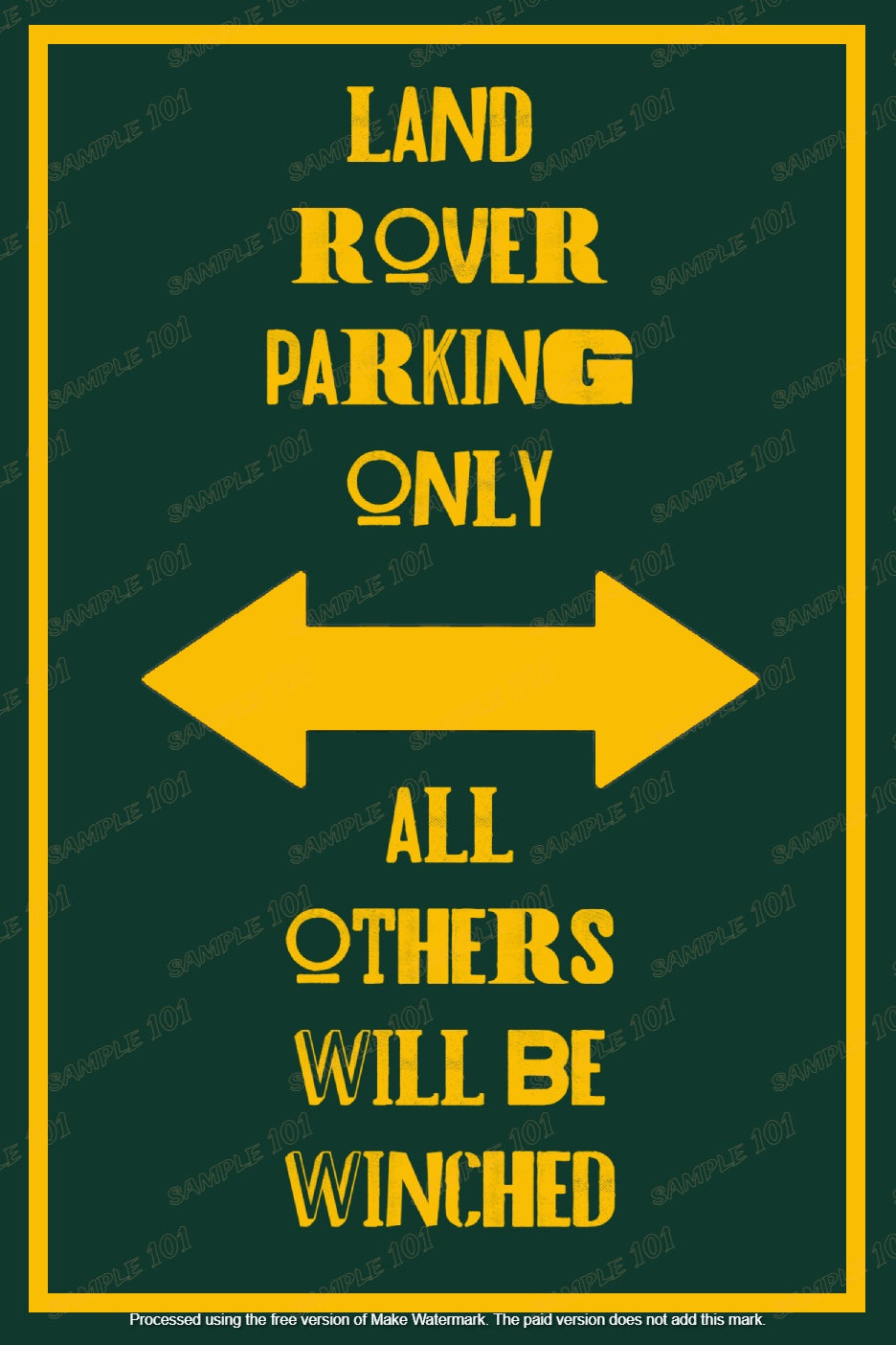 BE WINCHED Retro Vintage Rustic Look Home Classic Warning Shed-Garage Reproduction Bar Wall Tin Metal Signs
