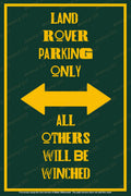 BE WINCHED Retro Vintage Rustic Look Home Classic Warning Shed-Garage Reproduction Bar Wall Tin Metal Signs