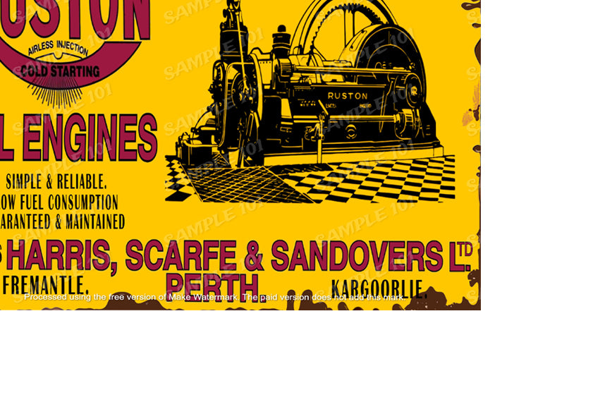 RUSTON OIL ENGINES