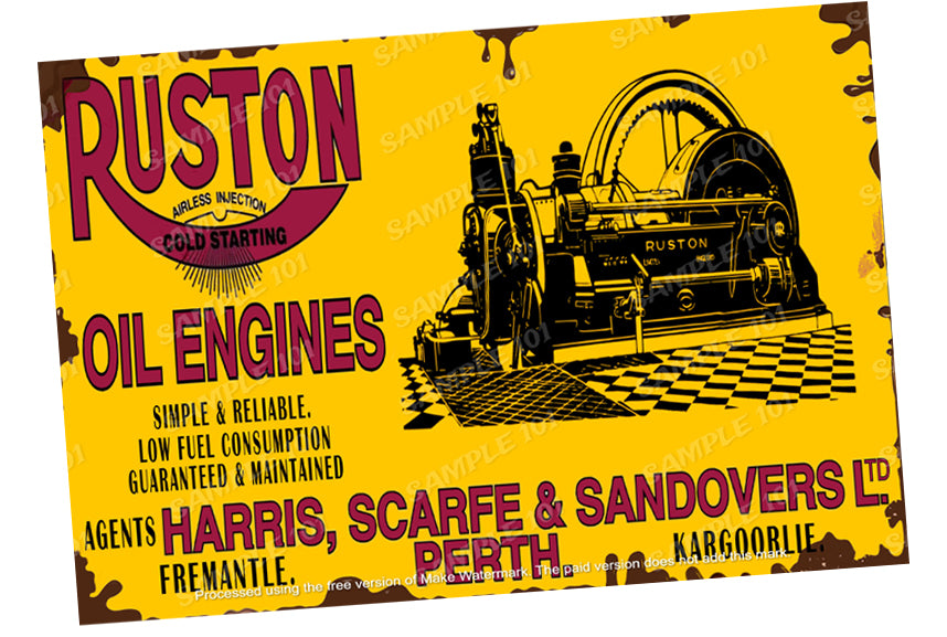 RUSTON OIL ENGINES