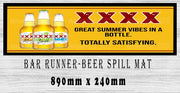 Buy SUMMER VIBES Beer Mat: Keep Cool, Catch Spills (890mm x 240mm)