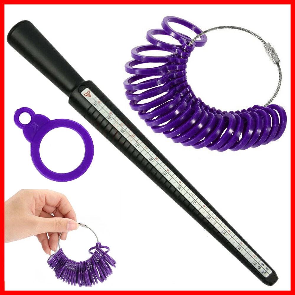 Ring Sizer Finger Gauge Jewelry Measuring Tool - Easy to Use, Accurate Sizing - Tin Sign Factory Australia