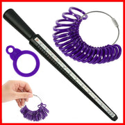 Ring Sizer Finger Gauge Jewelry Measuring Tool - Easy to Use, Accurate Sizing