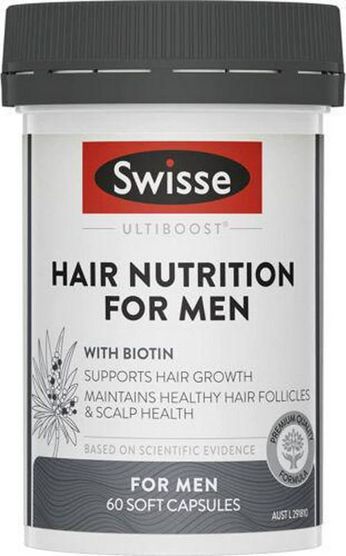 Swisse Ultiboost Hair Nutrition For Men 60 Capsules