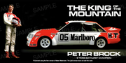 THE KING MOUNTAIN Vintage Look 750 x 400 mm Man Cave Decor Quality Metal Sign
