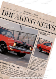 Monaro Timeless Origin Home Cafe Vintage Retro Look Shop Man Cave Decor Tin Metal Sign