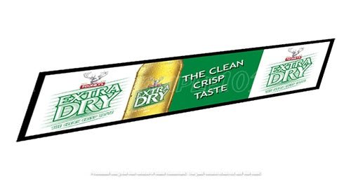 Buy EXTRA DRY Aussie Beer Spill Mat - Elevate Your Bar with Quality Barware | Tin Sign Factory Australia