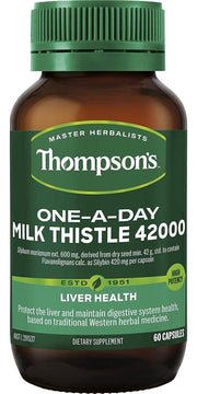 Thompson's One-a-day Milk Thistle 42000mg 60 Capsules