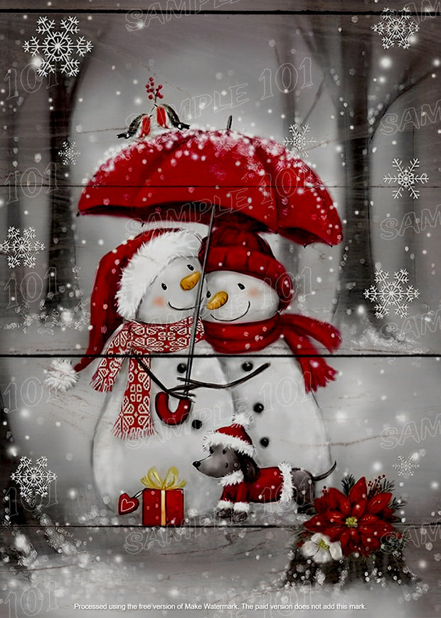 UMBRELLA SNOWMAN Vintage Rustic Look Holiday Season Home Wall Décor Bar Wall Tin Metal Signs