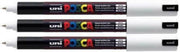 Uni Posca PC-1MR White Colour Paint Marker Pens Ultra Fine 0.7mm Calibre Tip Nib