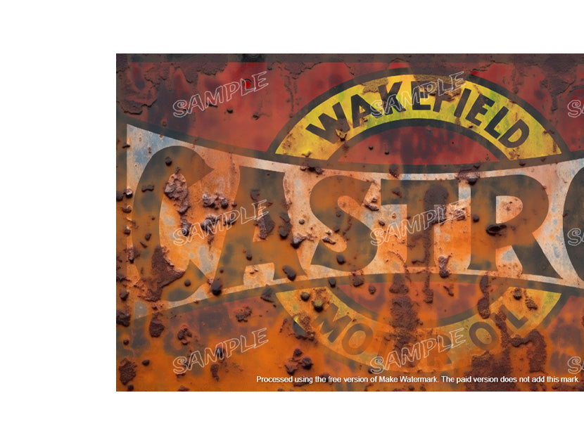 CASTROL 1899 Retro/ Vintage Tin Metal Sign Man Cave, Wall Home Décor, Shed-Garage, and Bar