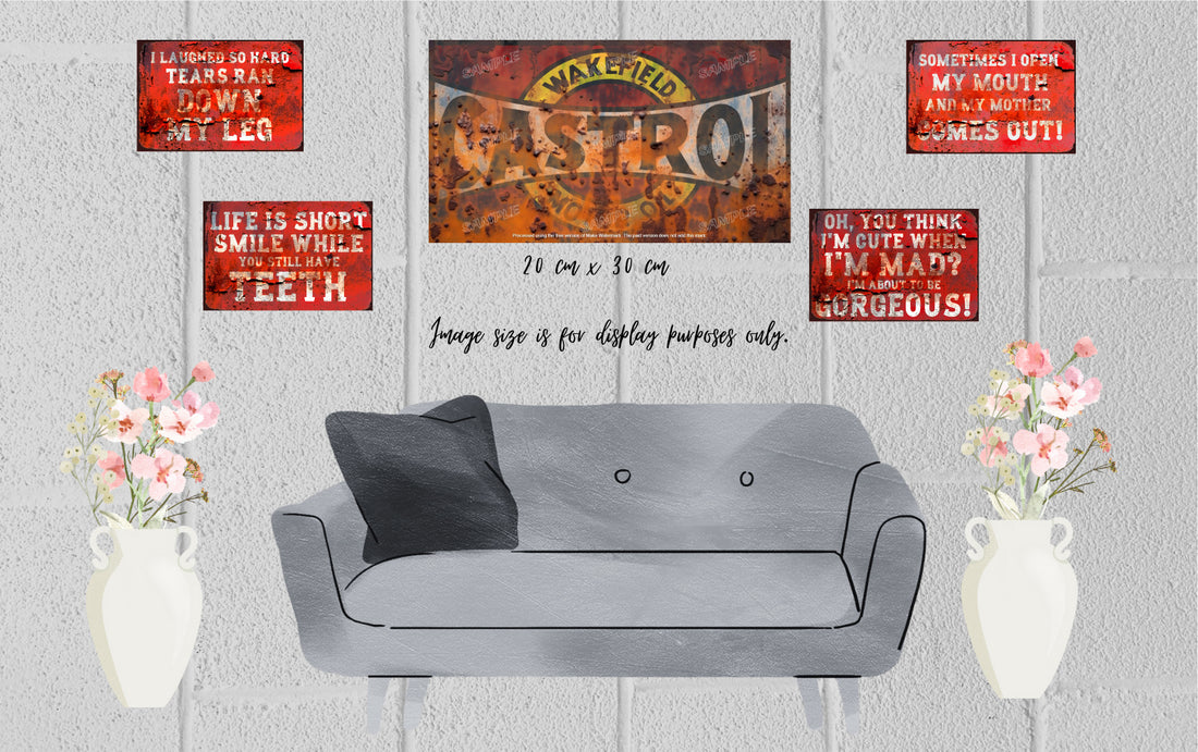 CASTROL 1899 Retro/ Vintage Tin Metal Sign Man Cave, Wall Home Décor, Shed-Garage, and Bar