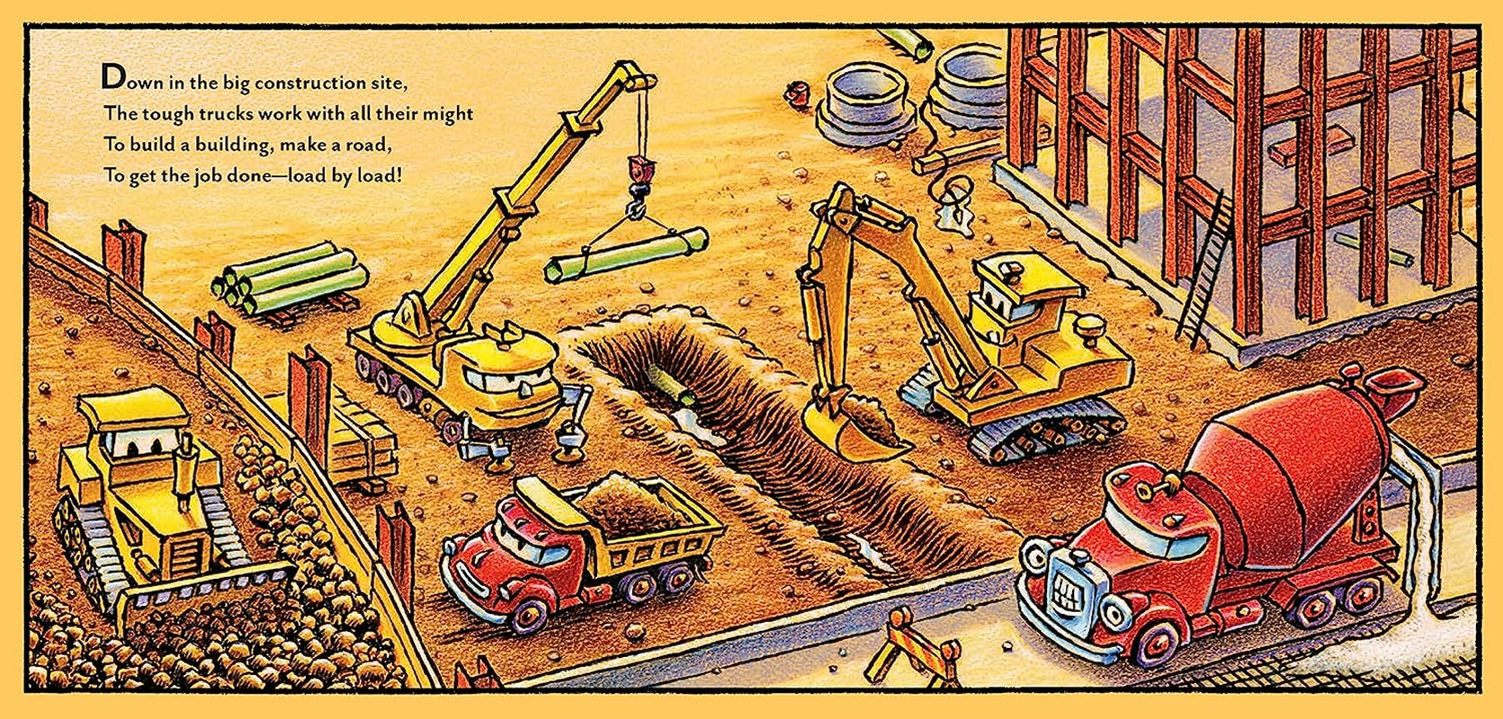 Goodnight, Goodnight Construction Site – Beloved Bedtime Board Book for Toddlers & Kids