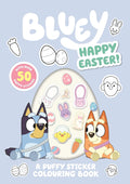 Bluey: Happy Easter – Puffy Sticker & Coloring Book for Kids