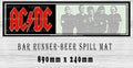 ACDC BAND BAR RUNNER BAR MAT MATS