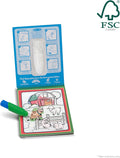 Melissa & Doug On-The-Go Water WOW! – Reusable Water-Reveal Pad | Animals Theme | Mess-Free Coloring Fun