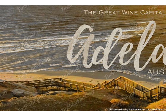 ADELAIDE THE WINE CAPITAL OF THE WORLD AUSTRALIA