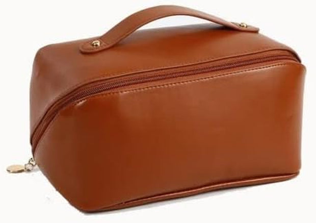 Brown Toiletry Bag – Travel Accessory for Luggage & Essentials