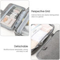Large Hanging Hook Toiletry Bag Waterproof Travel Makeup Cosmetic Organizer Case (Pink)