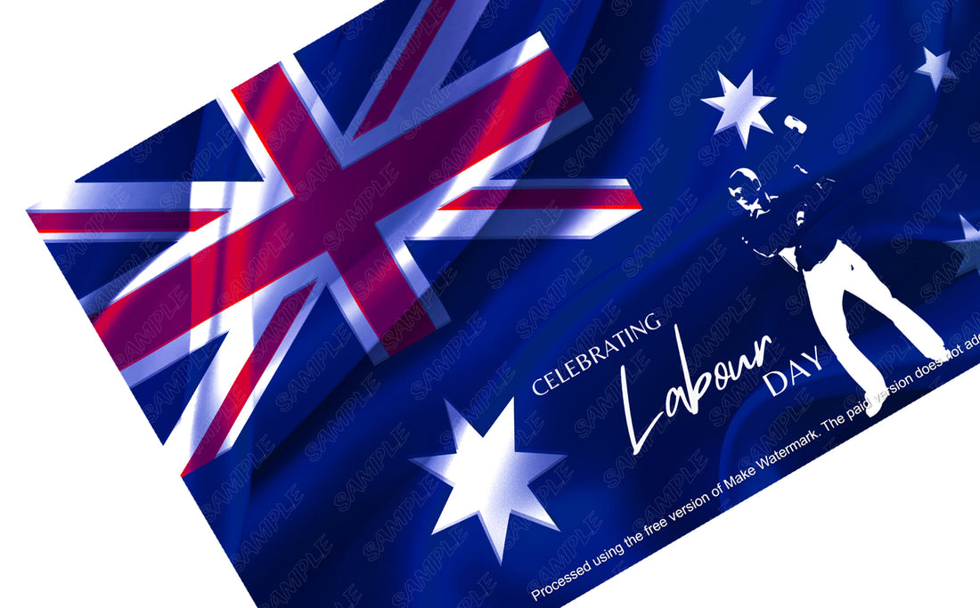AUSSIE LABOUR DAY Retro/ Vintage Tin Metal Sign Man Cave, Wall Home Décor, Shed-Garage, and Bar